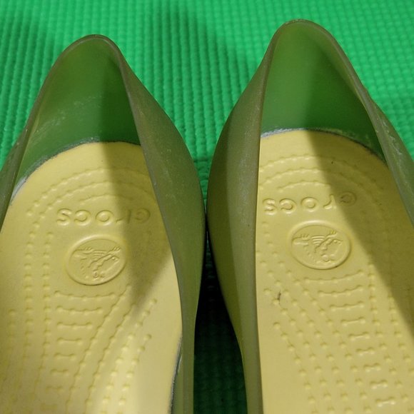 Crocs Carlie Open Toe Lightweight Ballet Flats - Women's 7 - Picture 6 of 8